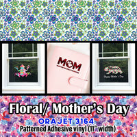 Floral Mother's Day Adhesive Pattern