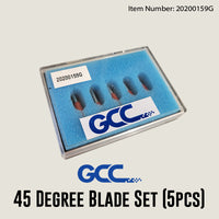 GCC 45 Degree 5 pieces Blade Set