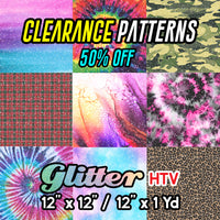 Glitter Patterned HTV