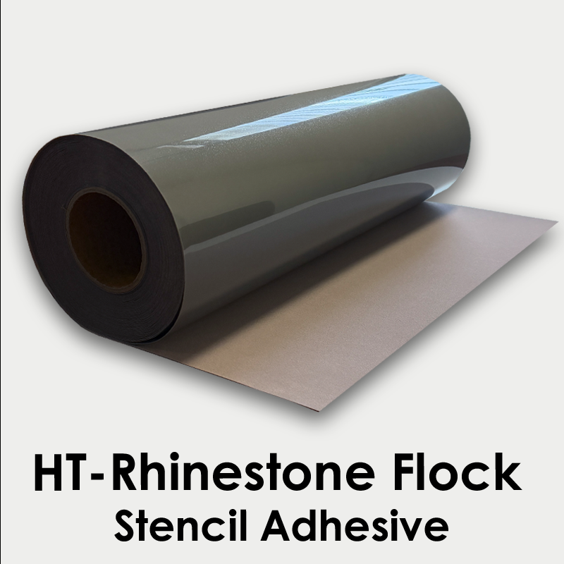 HT-Rhinestone Flock Stencil Adhesive 20" Roll (Yard)