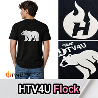 HTV4U Flock White Main Swatch