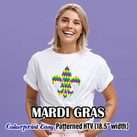 Mardi Gras Patterned HTV
