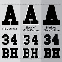 Numbers and Letters DTF Transfer