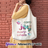 Ombre Glitter Patterned HTV