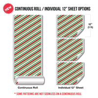 Christmas Puff Patterned HTV (12" x 12")