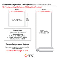 Animal Patterned HTV