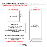 Black & White Puff Pattern