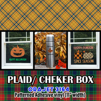 Plaid Patterned Adhesive