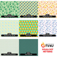 Polka Dot Patterned HTV