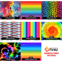 Rainbow Patterned HTV