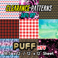 Puff Patterned HTV