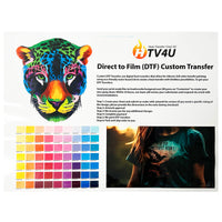 Dft Full Color Transfer Example Custom DTF Transfers Pantone Color Chart (22