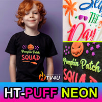HT- 3D Neon Puff HTV