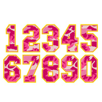 Camouflage Patterned Number Print and Cut HTV