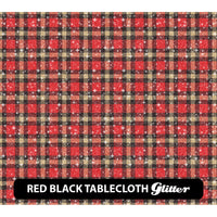 Christmas Glitter Patterned HTV (12" x 12")