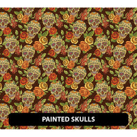 Halloween/ Dia De Muertos Orajet 3164 Patterned Adhesive Vinyl (13.5" x 12")