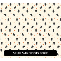 Halloween/ Dia De Muertos Orajet 3164 Patterned Adhesive Vinyl (13.5" x 12")