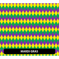 Mardi Gras Orajet 3164 Patterned Adhesive Vinyl (13.5" x 12")