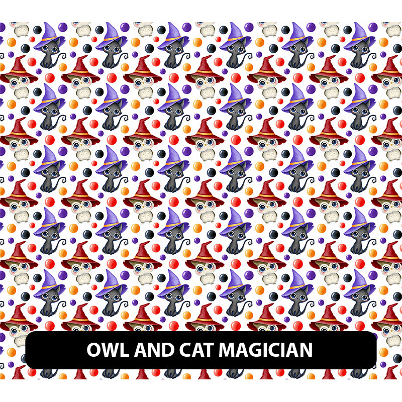 Halloween/ Dia De Muertos Orajet 3164 Patterned Adhesive Vinyl (13.5" x 12")