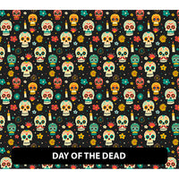 Halloween/ Dia De Muertos Orajet 3164 Patterned Adhesive Vinyl (13.5" x 12")