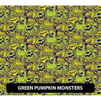 Halloween/ Dia De Muertos Orajet 3164 Patterned Adhesive Vinyl (13.5" x 12")