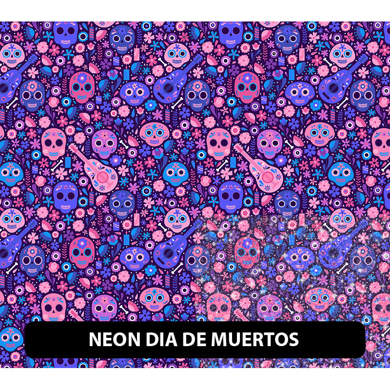 Halloween/ Dia De Muertos Orajet 3164 Patterned Adhesive Vinyl (13.5" x 12")