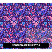 Halloween/ Dia De Muertos Orajet 3164 Patterned Adhesive Vinyl (13.5" x 12")