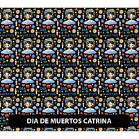 Halloween/ Dia De Muertos Orajet 3164 Patterned Adhesive Vinyl (13.5" x 12")