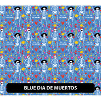 Halloween/ Dia De Muertos Orajet 3164 Patterned Adhesive Vinyl (13.5" x 12")