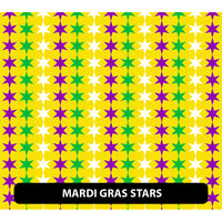 Mardi Gras Orajet 3164 Patterned Adhesive Vinyl (13.5" x 12")