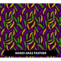 Mardi Gras Orajet 3164 Patterned Adhesive Vinyl (13.5" x 12")