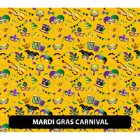 Mardi Gras Orajet 3164 Patterned Adhesive Vinyl (13.5" x 12")