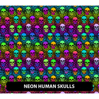 Halloween/ Dia De Muertos Orajet 3164 Patterned Adhesive Vinyl (13.5" x 12")