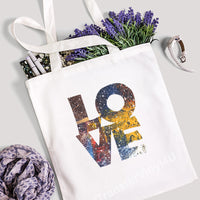 LOVE Abstract Pattern