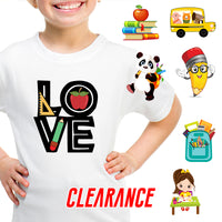 Back To School Theme PAC HTV - CLEARANCE (50% off)