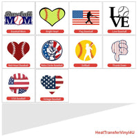 Baseball Theme PAC Adhesive Vinyl (8")