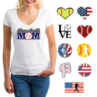 Baseball Theme PAC HTV (8")