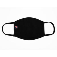 Black Double Layered Cotton Protective Face Mask MADE in USA with tag