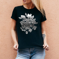 Black & White Glitter Patterned HTV