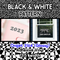 Black & White Orajet 3164 Pattern