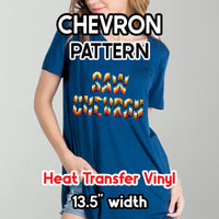 Chevron Patterned HTV