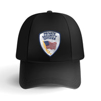 Private Security Officer w/ Flag Embroidered Patch (4" x 4.75")