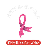 Breast Cancer Awareness Theme PAC Glitter HTV (4")