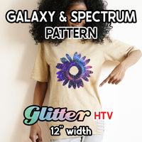 Galaxy / Spectrum Glitter Pattern