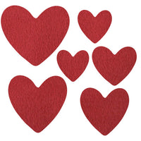 Little Hearts of 6 Plush HTV