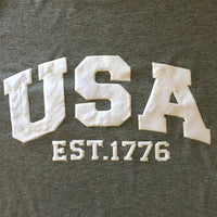 USA EST.1776 Plush HTV (11.25" x 6.25")