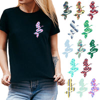 Mermaid Silhouette Theme PAC HTV - 14 patterns (4")