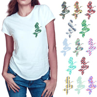 Mermaid Silhouette Theme PAC Glitter HTV - 14 patterns (4")