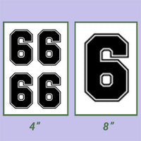 Screen Printed Number HTP (8")