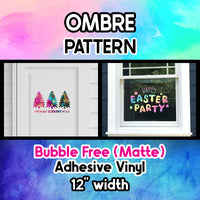 Ombre Bubble-Free Patterned Adhesive Vinyl (12" x 12")